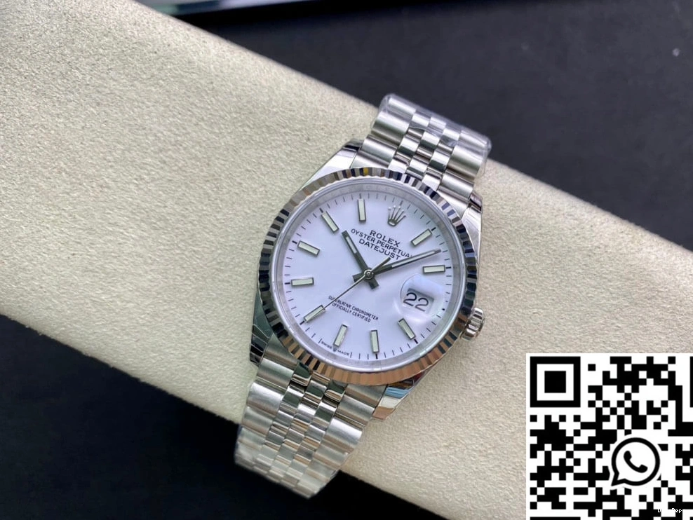 Rolex Factory White EW Datejust Stainless Steel Dial 36MM 0519